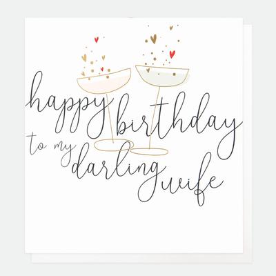Birthday Wife Greetings Card Caroline Gardner Gng015 400x