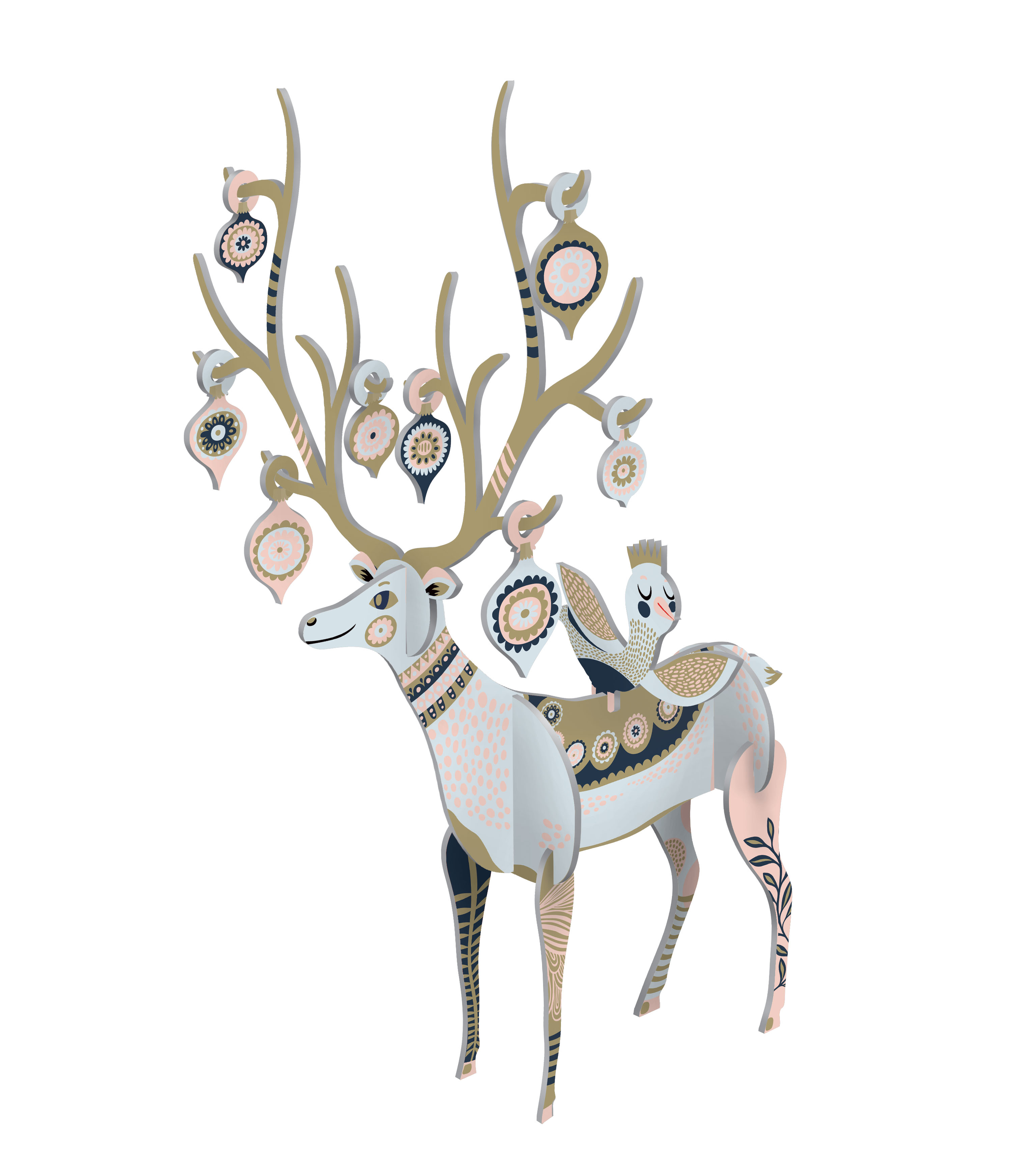 POP 097 Folksy Reindeer Large