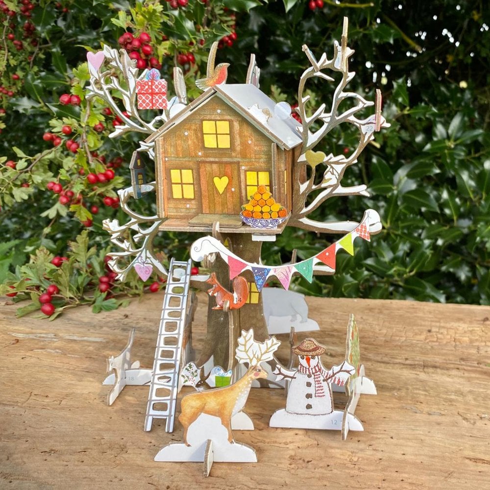 Roger La Borde Christmas Treehouse Pop Slot Advent Calendar P4786 70129 Image