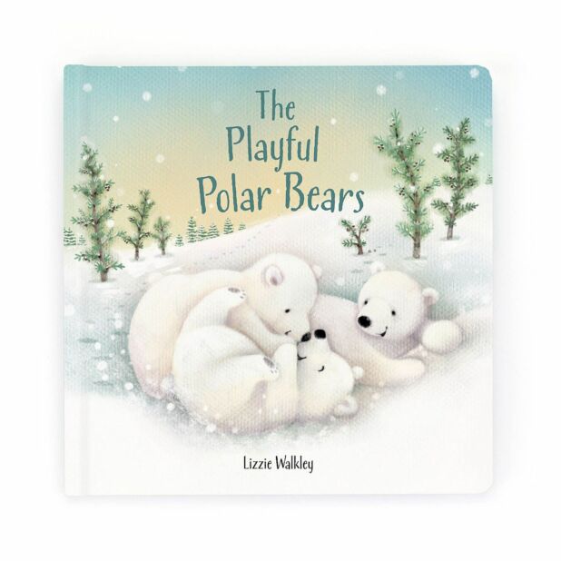 Jellycat Bk4ppb The Playful Polar Bears Book 1